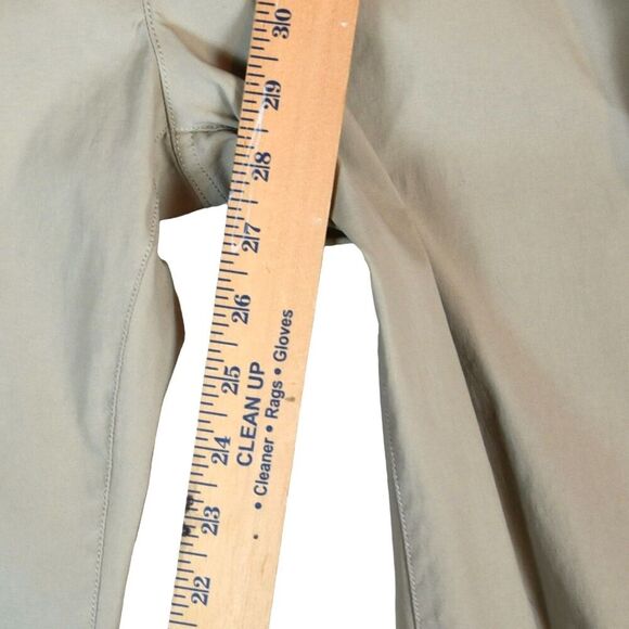 Eddie Bauer Men’s 34x30 Tan Nylon Blend Travel Pants Lightweight Stretch Comfort - Picture 5 of 8